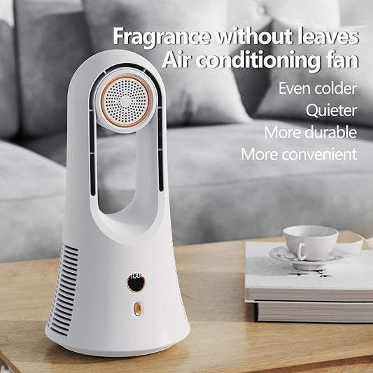 Portable Fragrance Cooling Fan – Handheld Aromatherapy Diffuser Fan, Rechargeable