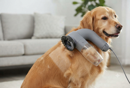 Electric Pet Hair Remover – Portable Vacuum Cleaner Brush for Cats & Dogs