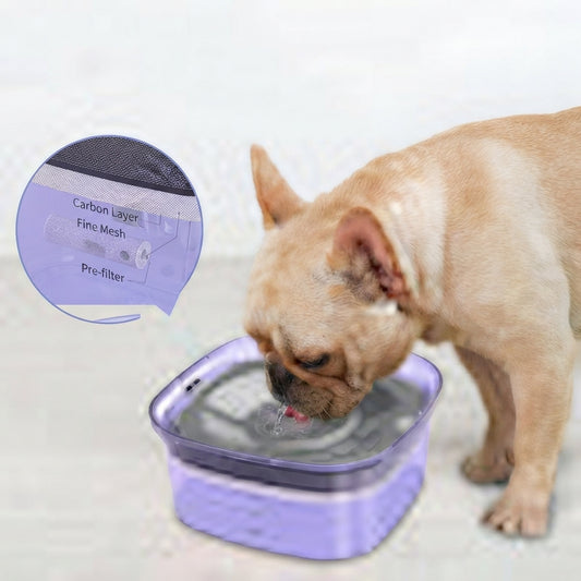 Pet Dog Floating Water Bowl Splash-proof Not Wet Mouth