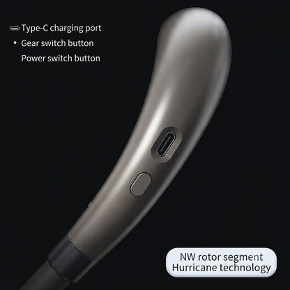 Portable Neck Fan – Bladeless Wearable Cooling Fan with Digital Display, Rechargeable, 3-Speed