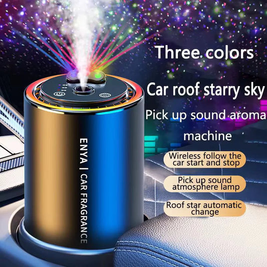 Car Air Purifier & Fragrance Diffuser – Aromatherapy Essential Oil Vent Clip, Odor Eliminator