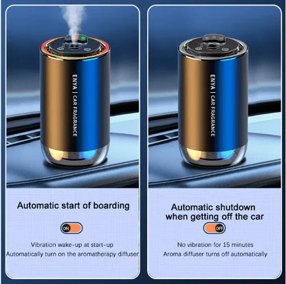 Car Air Purifier & Fragrance Diffuser – Aromatherapy Essential Oil Vent Clip, Odor Eliminator